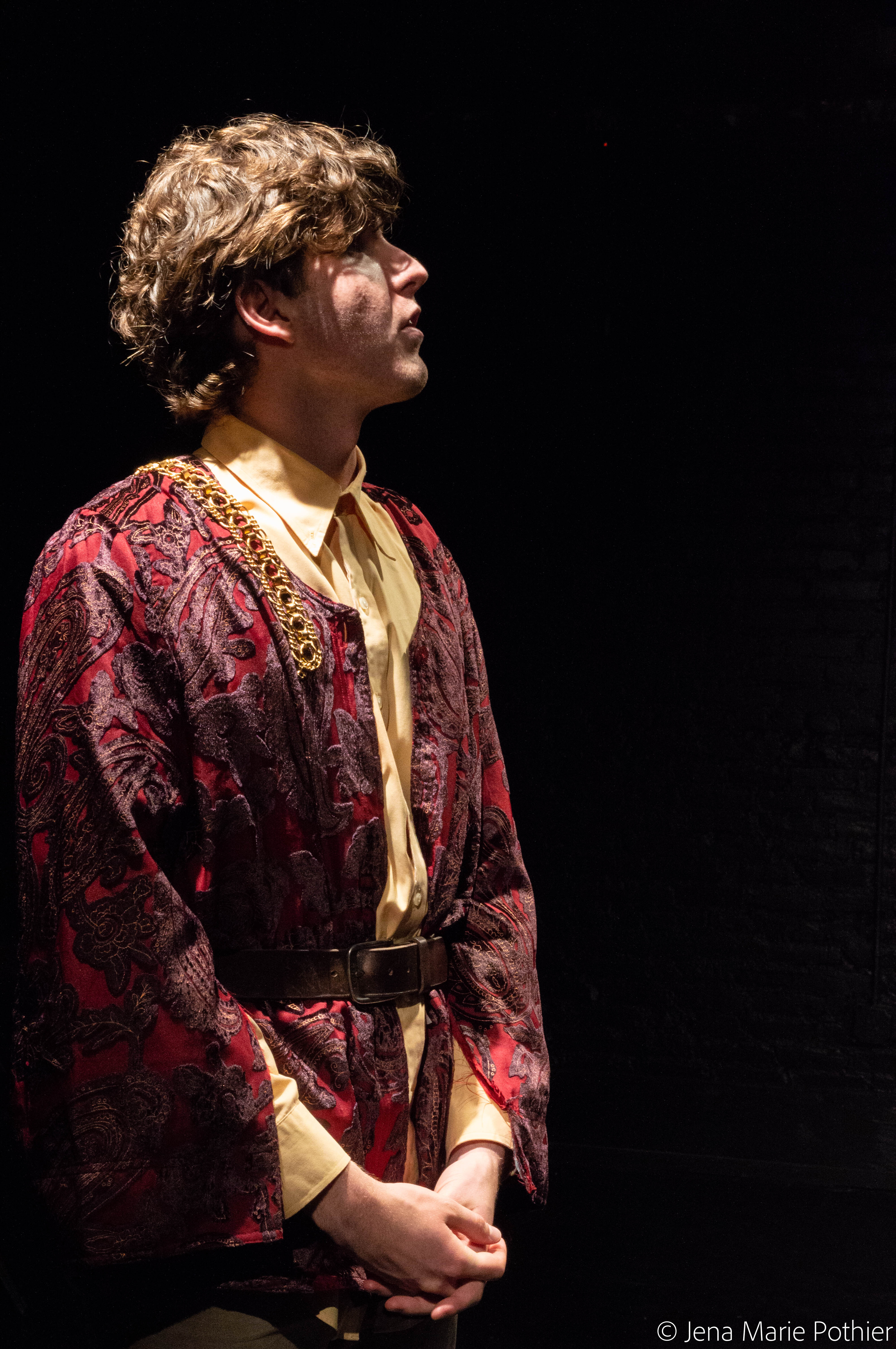 Ken Lumb as Henry VI in QUEEN MARGARET by Jennifer Dick, adapted from William Shakespeare