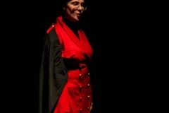 Kerstyn Desjardin as Margaret of Anjou in QUEEN MARGARET by Jennifer Dick, adapted from William Shakespeare, presented by Head Trick Theatre
