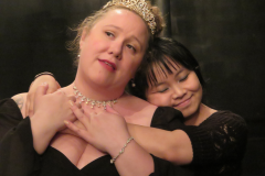 Ashley Moore (Princess) and Rosa Nguyen (Agnes) in Agnes de Castro