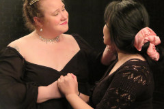 Ashley Moore (Princess) and Rosa Nguyen (Agnes) in Agnes de Castro