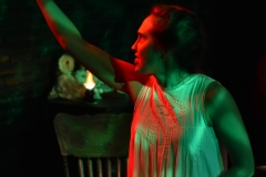Sophie Adickes in Goblin Market, Head Trick Theatre. Lighting Josef Allen