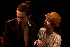 Shawn Fennell as Septimus and Rebecca Christie as Rezia  in MRS. DALLOWAY by Virginia Woolf, adapted by Hal Coase