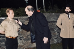 Geoffrey Besser, David Adams Murphy, and Devon Andrews in Much Ado About Nothing