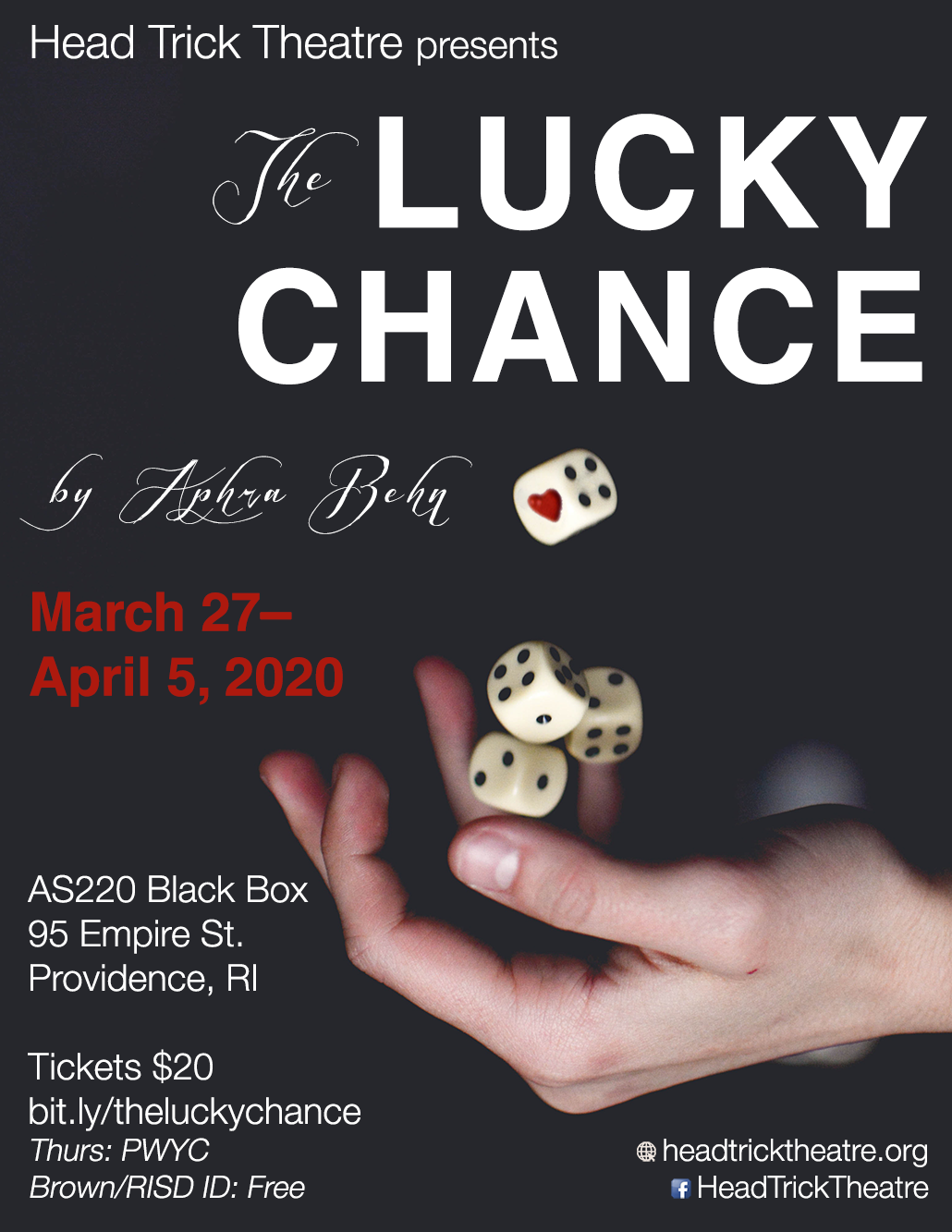 The Lucky Chance by Aphra Behn - Poster